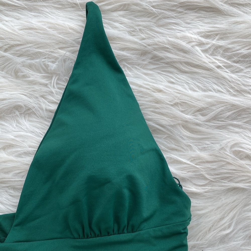 L*Space | Emerald Green Olivia Bikini Top - Picture 5 of 11